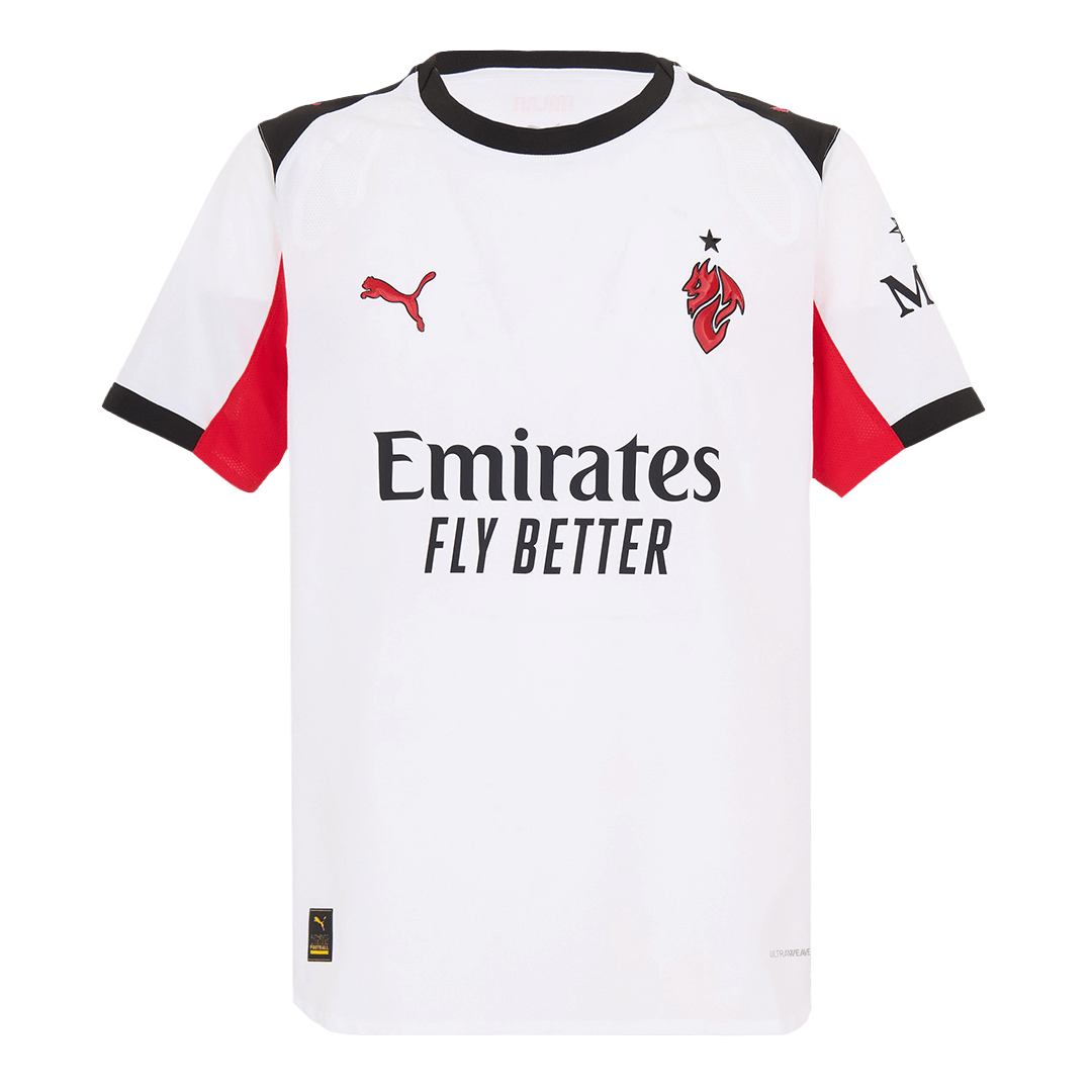 AC Milan Extérieur Maillot 2025/26 Blanc Joueur