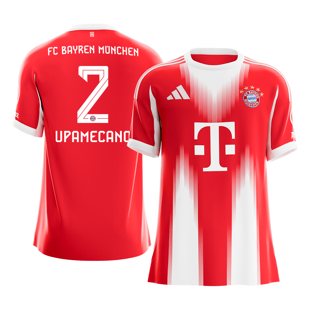 UPAMECANO #2 Bayern Munich Domicile Maillot 2025/26 Rouge - Super