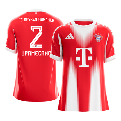 UPAMECANO #2 Bayern Munich Domicile Maillot 2025/26 Rouge - Super