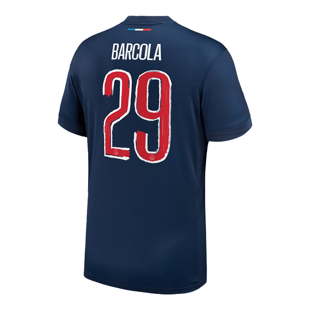 BARCOLA #29 Les Parisiens Domicile Maillot 2024/25 Bleu marine - UCL