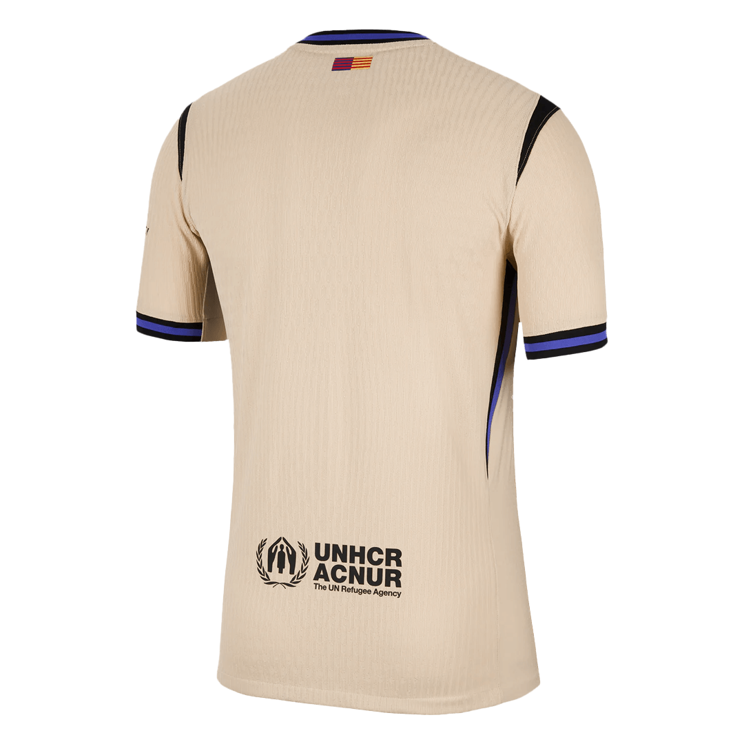 Barcelone Extérieur Maillot 2025/26 Jaune Joueur