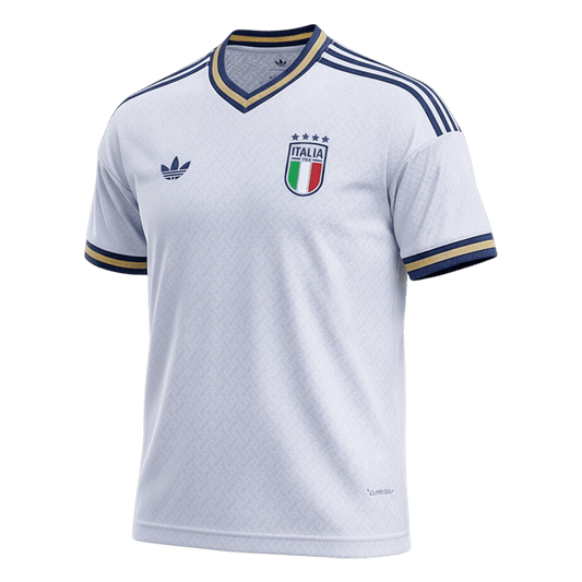 Italie Extérieur Maillot 2026 Blanc Grande Taille