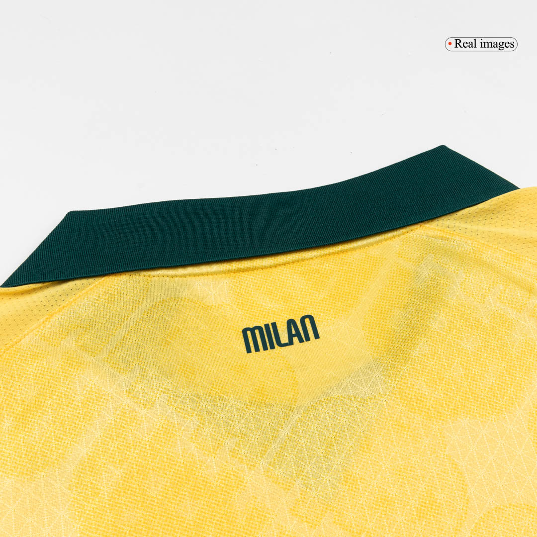 AC Milan Third Maillot 2025/26 Jaune Joueur