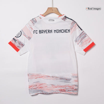 UPAMECANO #2 Bayern Munich Extérieur Maillot 2025/26 Blanc Joueur