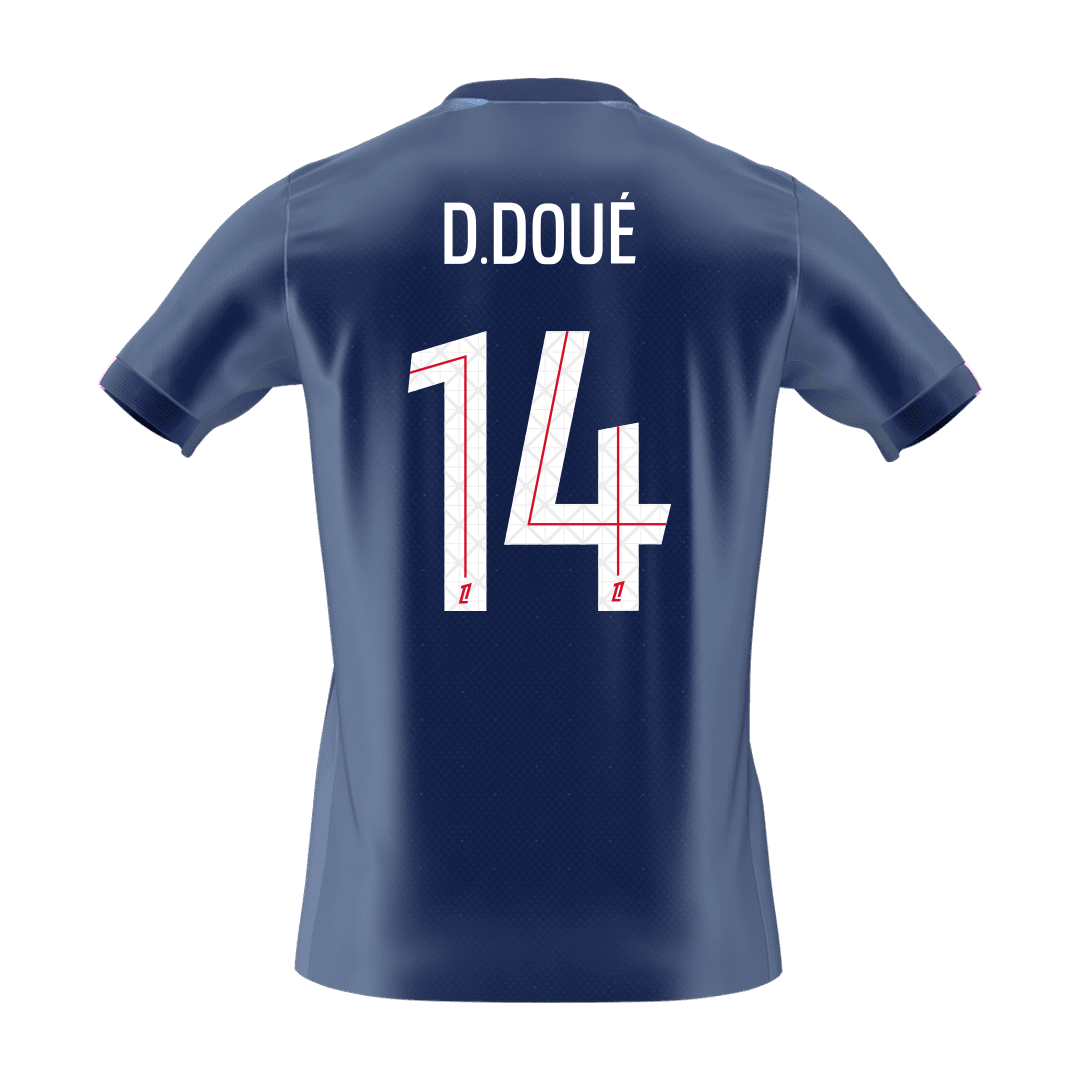 D.DOUÉ #14 Les Parisiens Domicile Maillot 2025/26 Bleu marine - Super