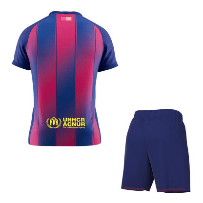 Men Barcelone Domicile Maillot Kit 2025/26 Rouge&Bleu - Super