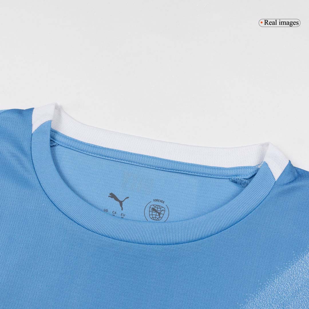 Men Manchester City Domicile Maillot Kit 2025/26 Bleu - Super