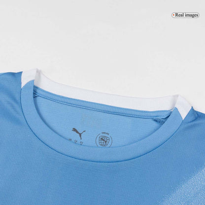 Men Manchester City Domicile Maillot Kit 2025/26 Bleu - Super