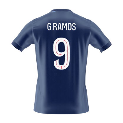 G.RAMOS #9 Les Parisiens Domicile Maillot 2025/26 Bleu marine - Super