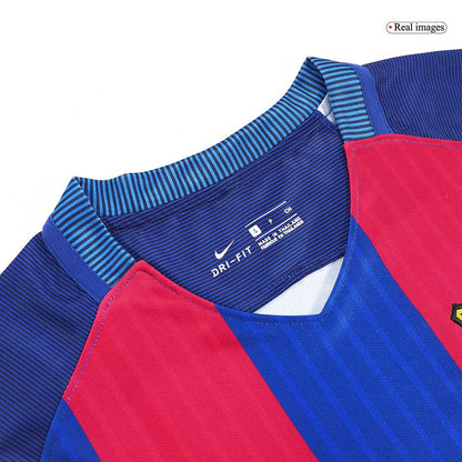Retro MESSI #10 Barcelone Domicile Maillot 2016/17 Rouge&Bleu