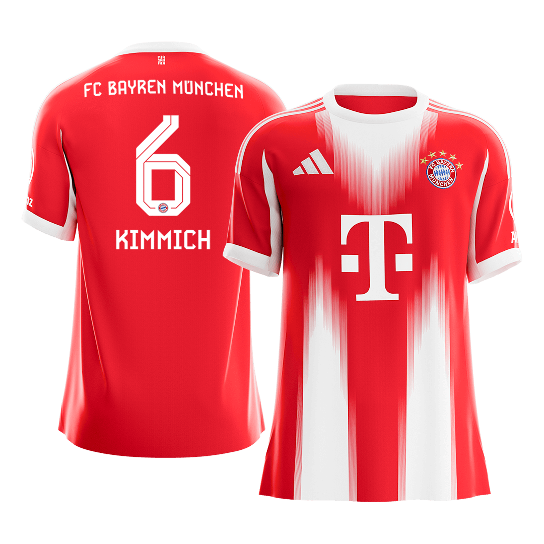 KIMMICH #6 Bayern Munich Domicile Maillot 2025/26 Rouge - Super