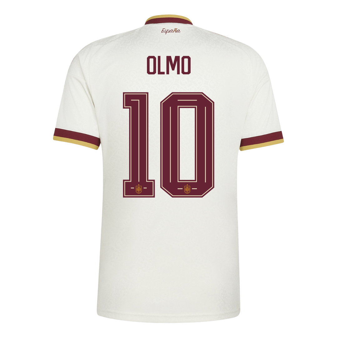OLMO #10 Espagne Extérieur Maillot 2026 Blanc
