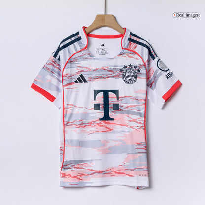 Bayern Munich Extérieur Maillot Kit 2025/26 Enfant Blanc