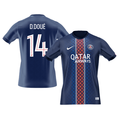 D.DOUÉ #14 Les Parisiens Domicile Maillot 2025/26 Bleu marine - Super