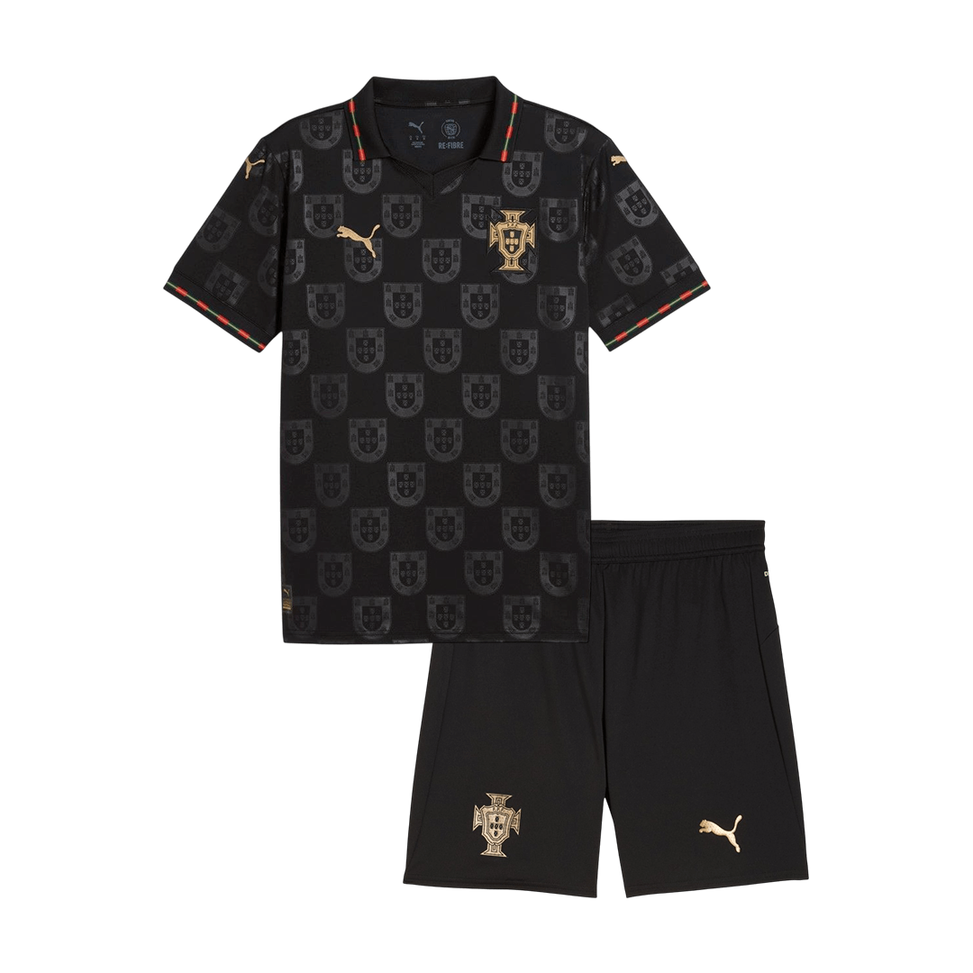 Portugal Maillot Kit 2026 Enfant Noir