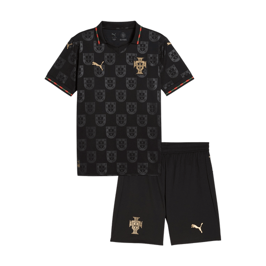 Portugal Maillot Kit 2026 Enfant Noir