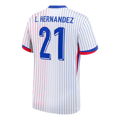 L.HERNANDEZ #21 France Extérieur Maillot 2024 Blanc