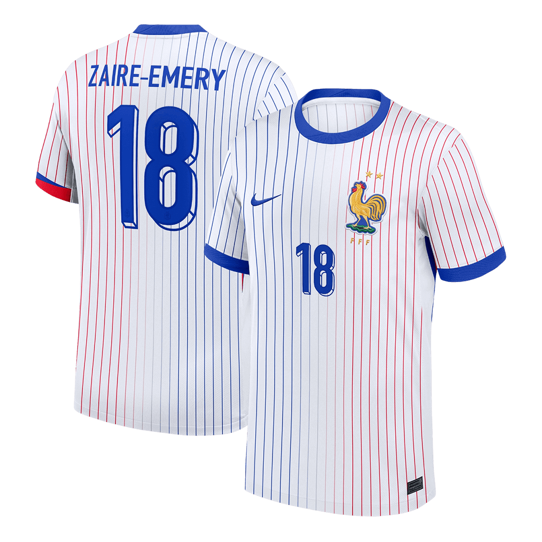ZAIRE-EMERY #18 France Extérieur Maillot 2024 Blanc