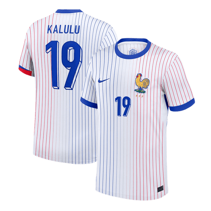 KALULU #19 France Extérieur Maillot 2024 Blanc