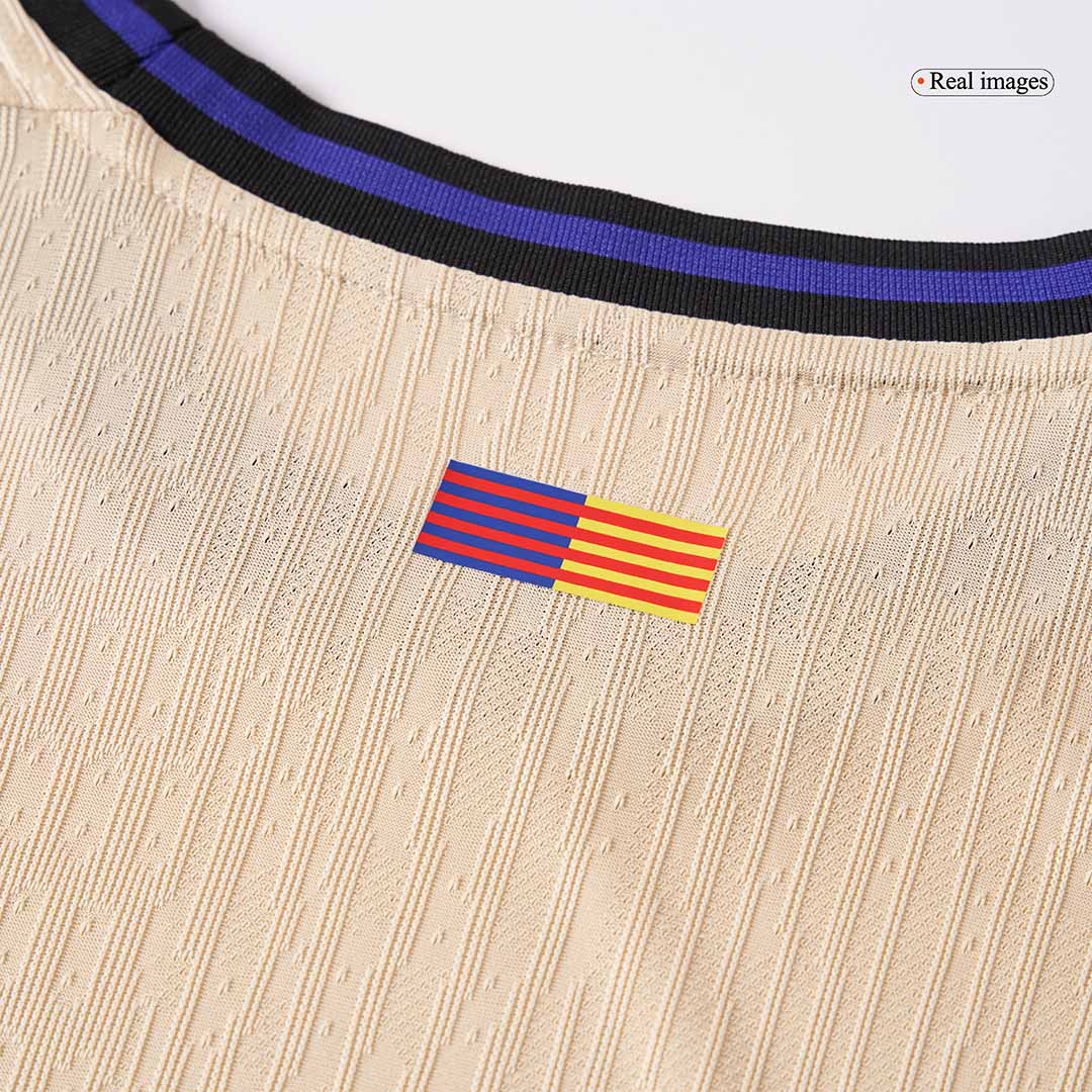 Barcelone Extérieur Maillot 2025/26 Jaune Joueur