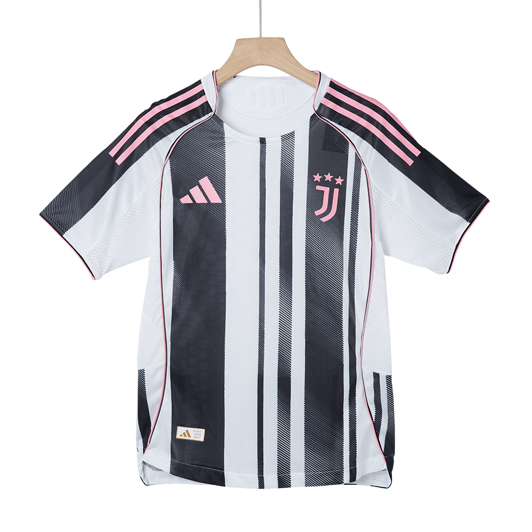 Juventus Domicile Maillot 2025/26 Noir&Blanc Joueur