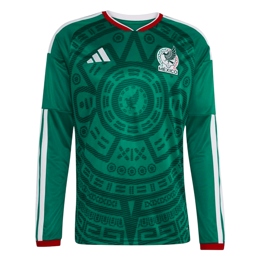 Mexique Domicile Maillot Manches Longues 2026 Vert