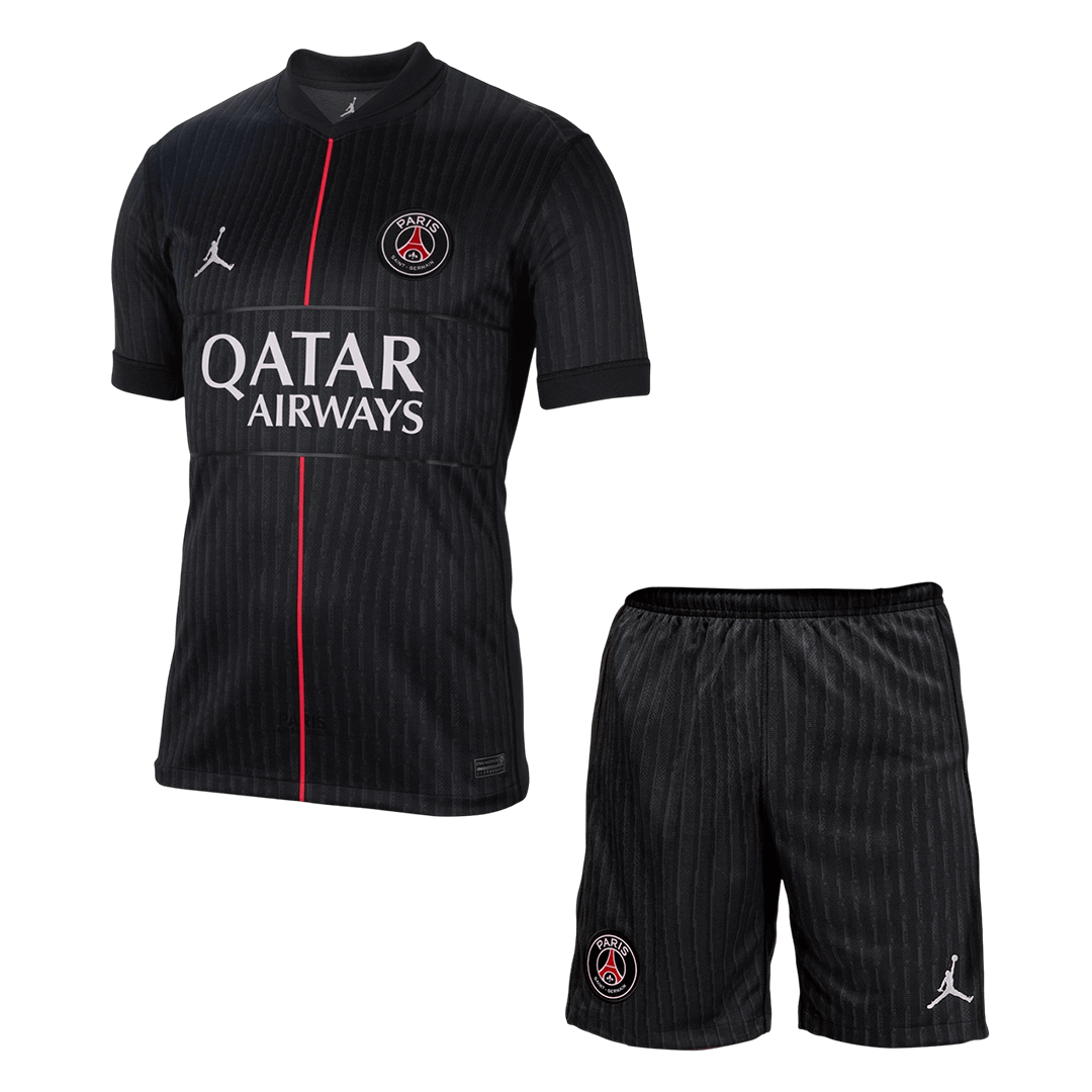 Les Parisiens Fourth Maillot Kit 2025/26 Noir