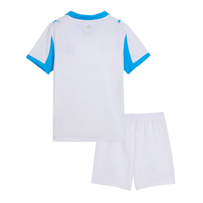 Olympique de Marseille Domicile Maillot Kit 2025/26 Enfant Blanc