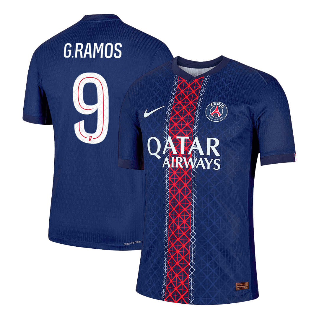 G.RAMOS #9 Les Parisiens Domicile Maillot 2025/26 Bleu marine Joueur