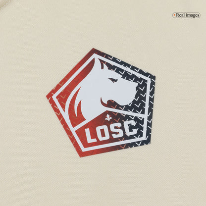 Lille OSC Extérieur Maillot 2025/26 Beige