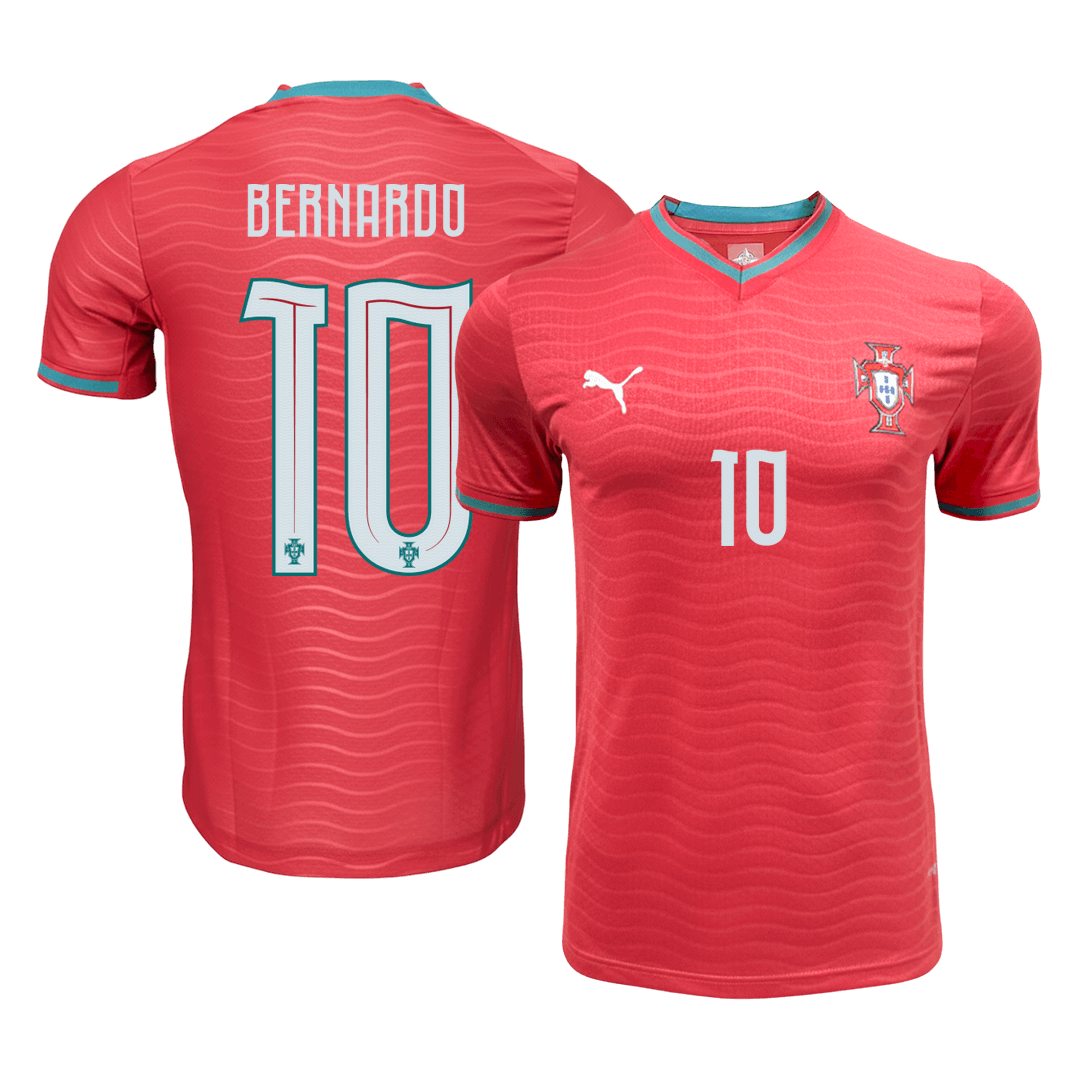 BERNARDO #10 Portugal Domicile Maillot 2026 Rouge Joueur
