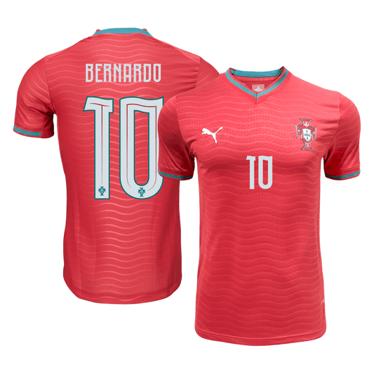 BERNARDO #10 Portugal Domicile Maillot 2026 Rouge Joueur
