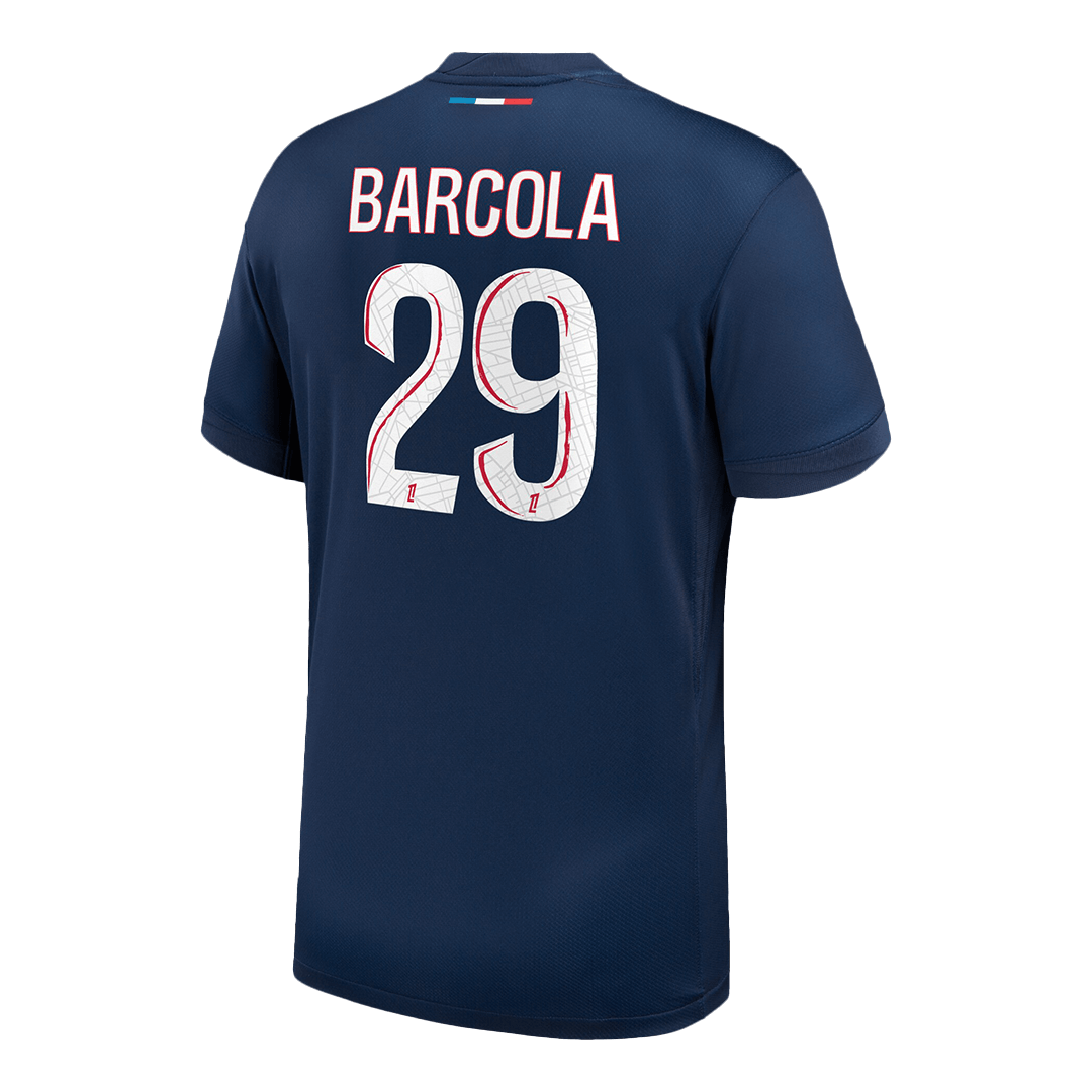 BARCOLA #29 Les Parisiens Domicile Maillot 2024/25 Bleu marine