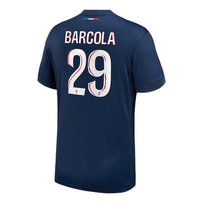 BARCOLA #29 Les Parisiens Domicile Maillot 2024/25 Bleu marine