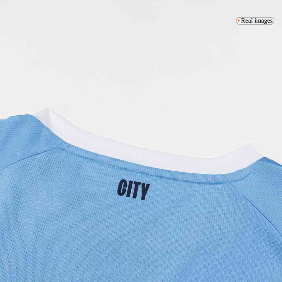 Men Manchester City Domicile Maillot Kit 2025/26 Bleu - Super