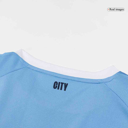 Men Manchester City Domicile Maillot Kit 2025/26 Bleu - Super