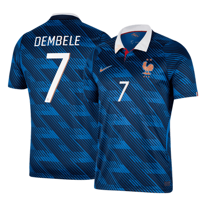 DEMBÉLÉ #7 France Domicile Maillot 2026 Bleu
