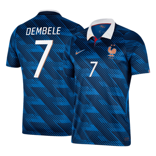 DEMBELE #7 France Domicile Maillot 2026 Bleu