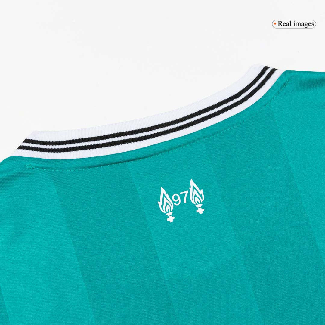 M.SALAH #11 Liverpool Third Maillot 2025/26 Vert