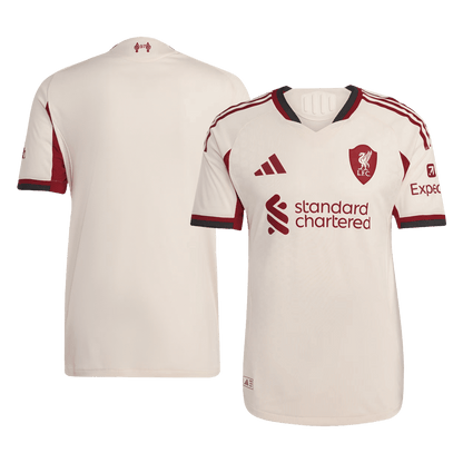 Liverpool Extérieur Maillot 2025/26 Blanc Joueur