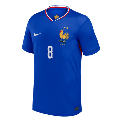 TCHOUAMENI #8 France Domicile Maillot 2024 Bleu