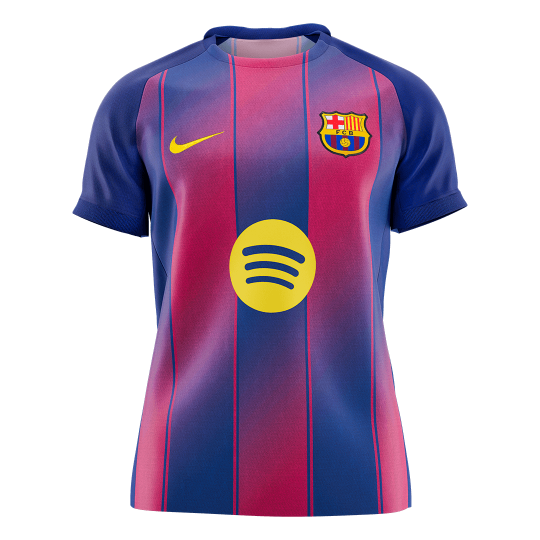 Barcelone Domicile Maillot 2025/26 Rouge&Bleu - Super