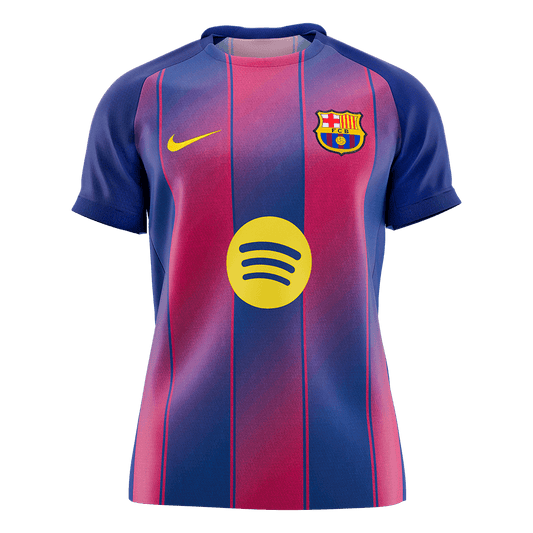 Barcelone Domicile Maillot 2025/26 Rouge&Bleu - Super
