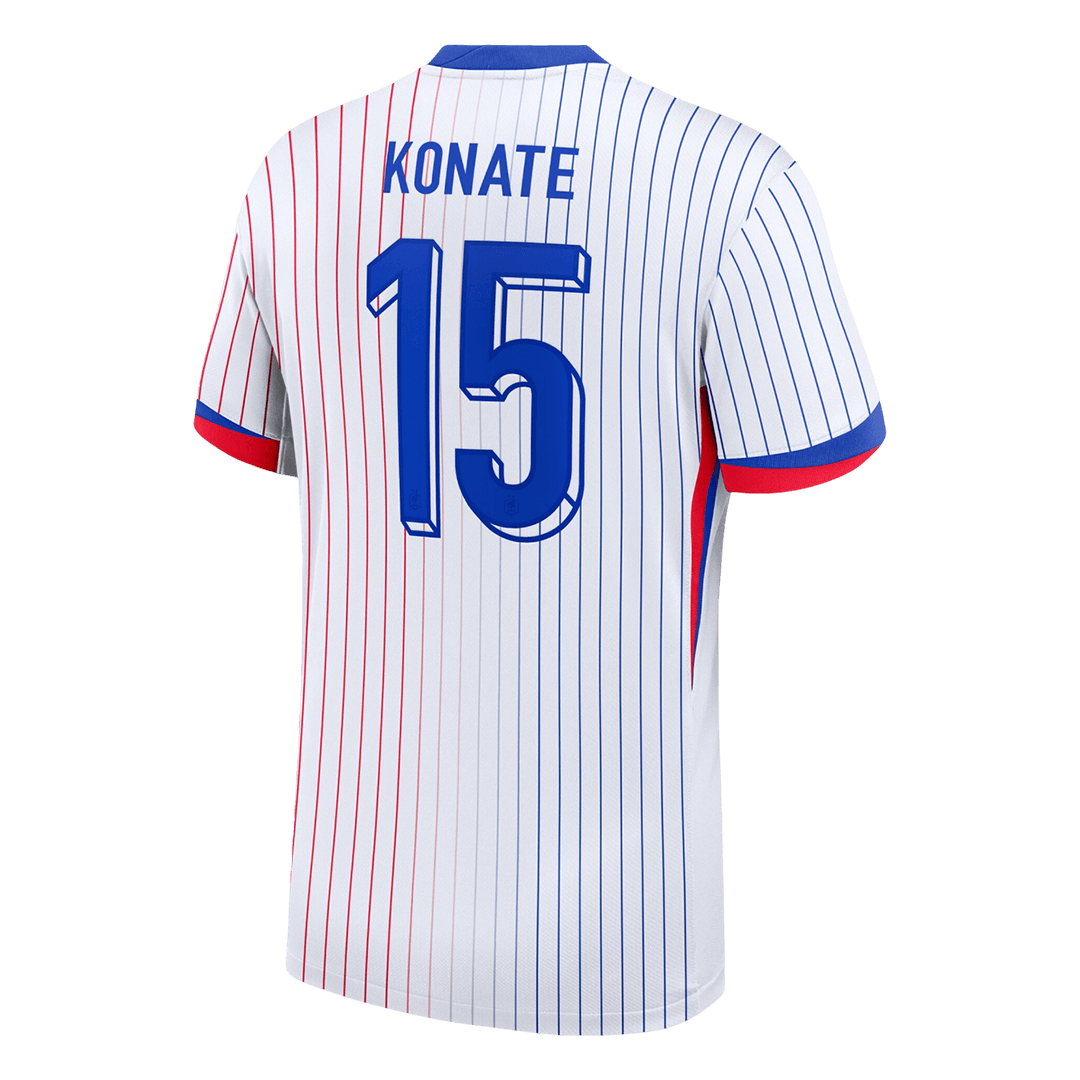 KONATE #15 France Extérieur Maillot 2024 Blanc