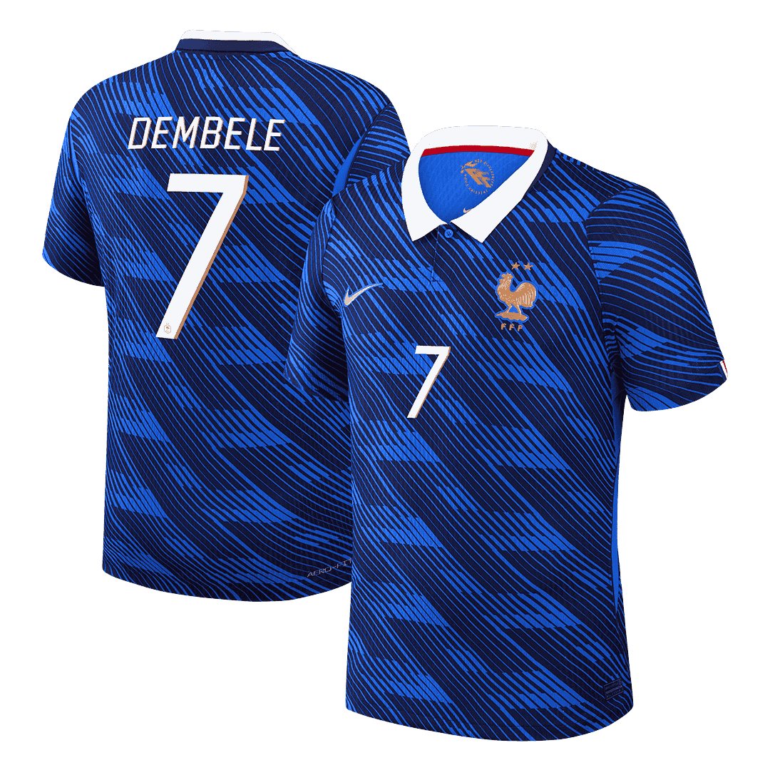 DEMBELE #7 France Domicile Maillot 2026 Bleu Joueur