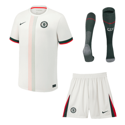 Chelsea Extérieur Maillot Kit 2025/26 Blanc