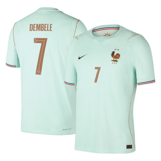 DEMBELE #7 France Extérieur Maillot 2026 Vert Joueur