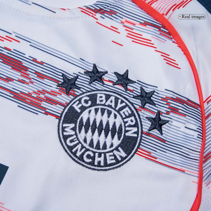 Bayern Munich Extérieur Maillot Kit 2025/26 Enfant Blanc