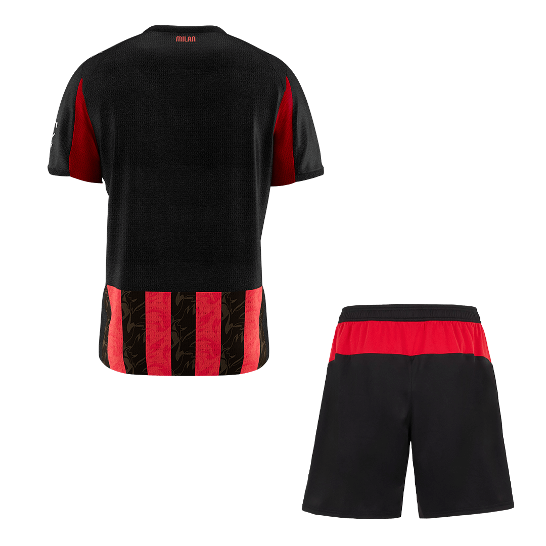 Men AC Milan Domicile Maillot Kit 2025/26 Rouge&Noir - Super