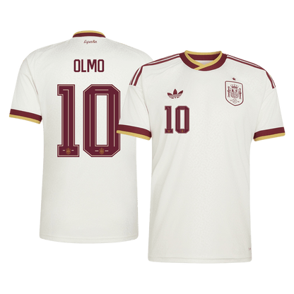 OLMO #10 Espagne Extérieur Maillot 2026 Blanc